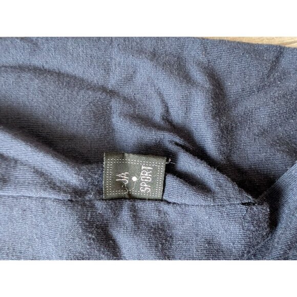 Justin Allen Extra New York Navy V-Neck T-Shirt IX Cotton/Polyester Blend - Picture 4 of 6